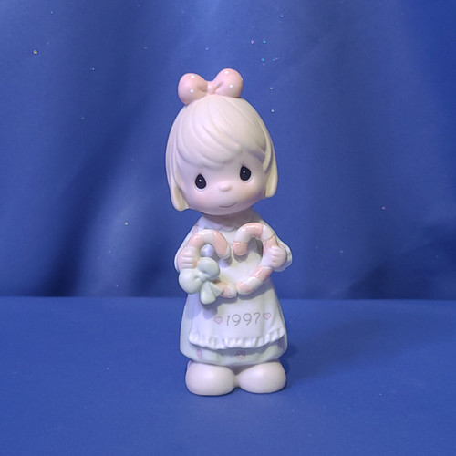 Precious Moments "Cane You Join Us for A Merry Christmas" Figurine by Enesco.