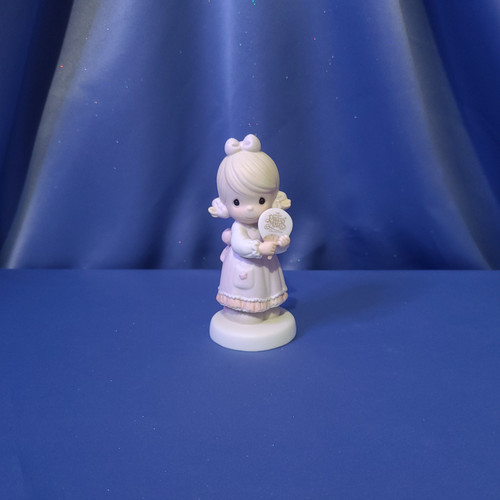 Precious Moments "I'm A Precious Moments Fan" Figurine by Enesco.