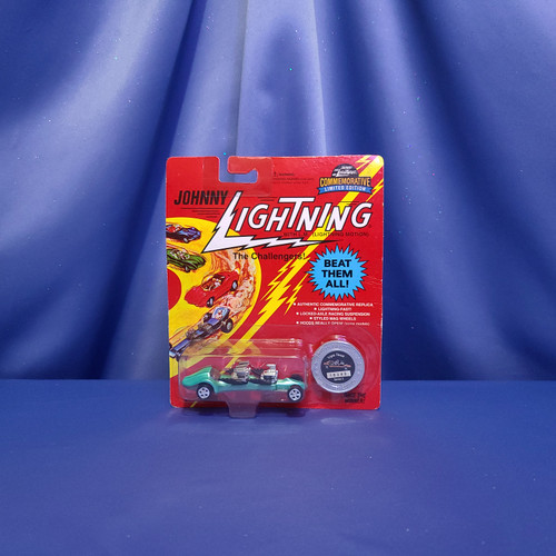 Johnny Lightning Triple Threat Series 3 (Metallic Mint Green) by Playing Mantis Toys.