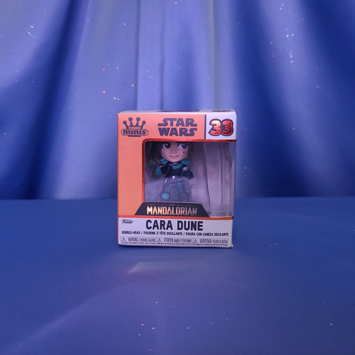 Star Wars The Mandalorian "Cara Dune" Mini Bobblehead by Funko. Star Wars The Mandalorian "Cara Dune" Mini Bobblehead by Funko.