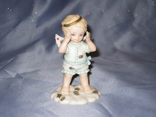 Peek-A-Boo In The Clouds Angel Figurine by Bronson Collectibles. 