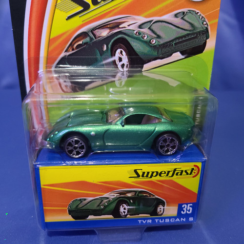 Matchbox Superfast TVR Tuscan S (Green) by Mattel.