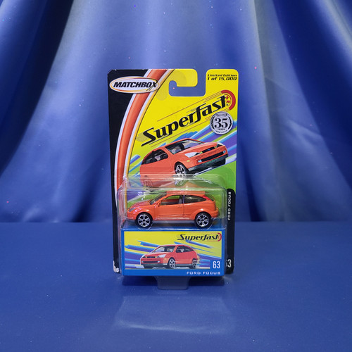 Matchbox Superfast Ford Focus (Orange) by Mattel.