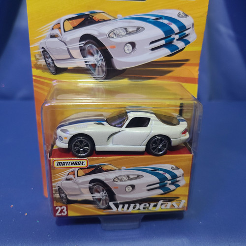 Matchbox Superfast Dodge Viper GTS (White) by Mattel.