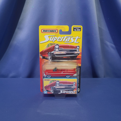 Matchbox Superfast 1957 Lincoln Premiere (Red) by Mattel.