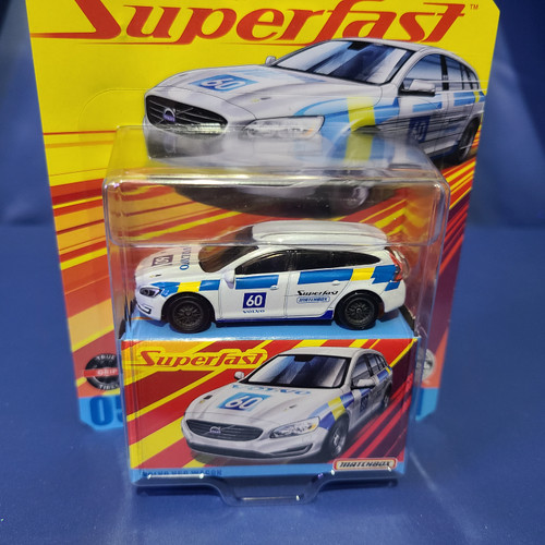 Matchbox Superfast Volvo V60 Wagon (White) by Mattel.