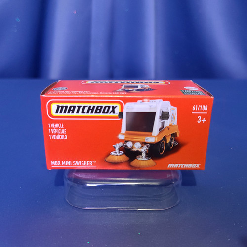 Matchbox MBX Mini Swisher Vehicle (White) by Mattel.