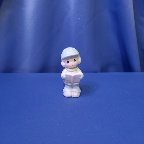 Precious Moments Sugar Town "Boy Carolling" Figurine by Enesco.