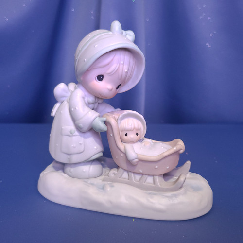 Precious Moments "January" by Enesco. Precious Moments "January" by Enesco.