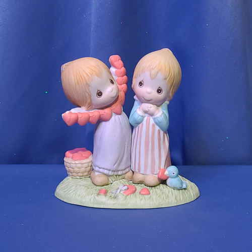 Betsey Clark "Friendship Is The Art Of Giving From The Heart" Figurine by Hallmark.
