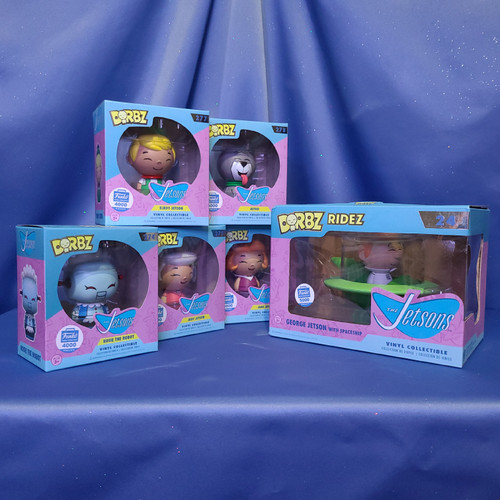 DORBZ The Jetsons Set of 6 by by Funko. (Corner, Plastic) DORBZ The Jetsons Set of 6 by by Funko. (Corner, Plastic)