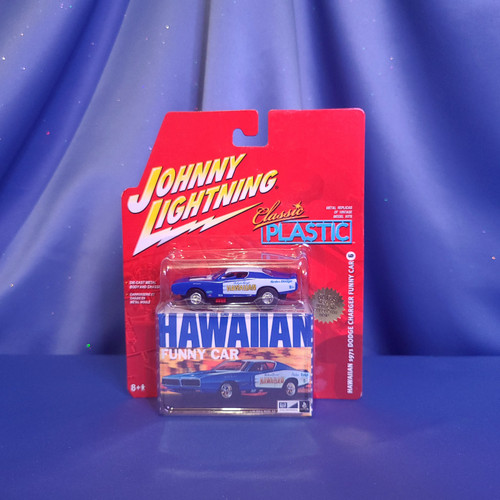 Johnny Lightning Hawaiian 1971 Dodge Charger Funny Car (Blue) by RC2 Brands Inc. Johnny Lightning Hawaiian 1971 Dodge Charger Funny Car (Blue) by RC2 Brands Inc.