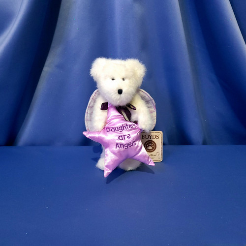 The Head Bean Thinkin' of Ya Series "Angie B. Loved" Plush Bear by The Boyds Collection LTD.
