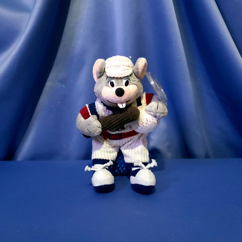 Baseball Chuck E. Cheese Plush Mouse by CEC Entertainment Concepts.