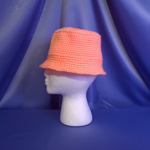 Peach Colored Bucket Hat by Mumsie of Stratford.