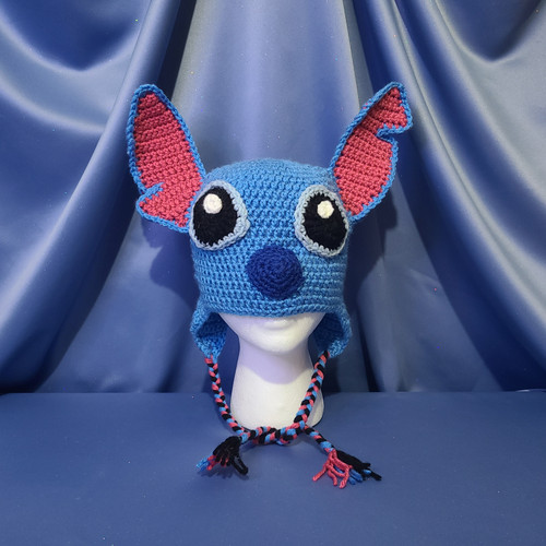 Stitch Character Hat Crocheted Mumsie of Stratford.
