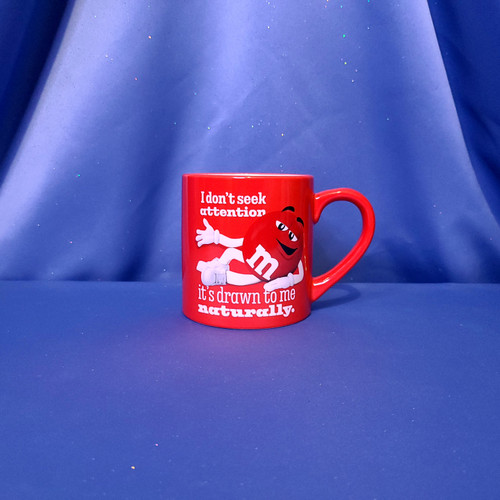Mars M&Ms Red "I don't seek attention..." Character Mug by Frankfort Candy LLC