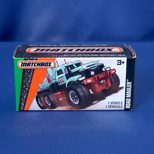 Matchbox Road Mauler (Mint Green/Red) by Mattel.