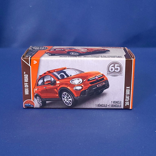 Matchbox 65th Anniversary '16 Fiat 500 X Vehicle (Orange) by Mattel.