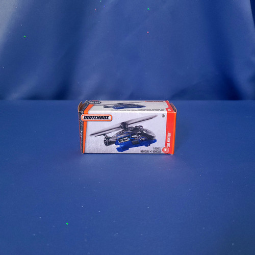 Matchbox Sea Hunter Helicopter (Dark Grey) by Mattel.