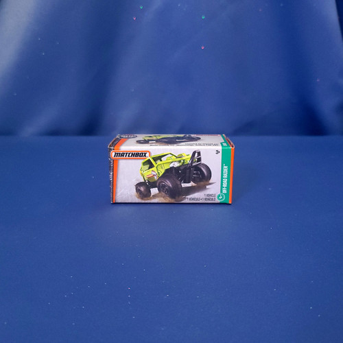 Matchbox Off-Road Raider Truck (Yellow-Green) by Mattel.