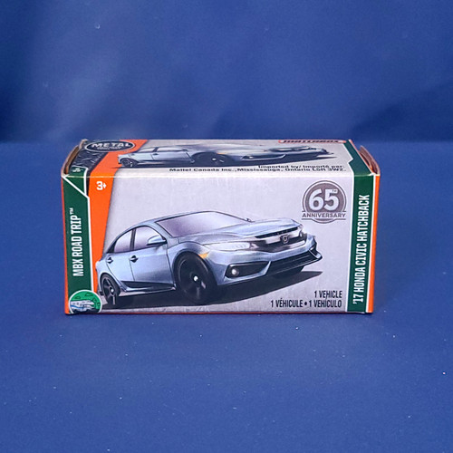 Matchbox 65th Anniversary '17 Honda Civic Hatchback (Slate Blue) by Mattel.