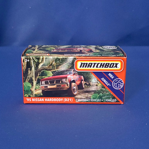 Matchbox '95 Nissan Hardbody (D21) Truck (Red) by Mattel.