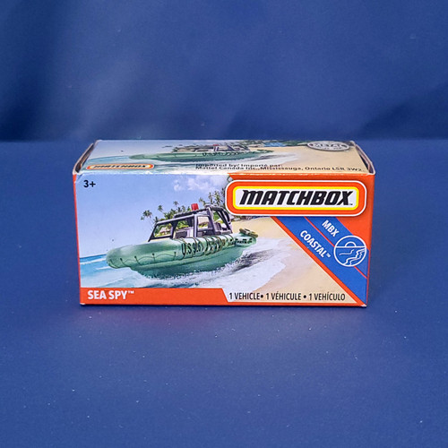 Matchbox Sea Spy Boat (Mint Green) by Mattel.