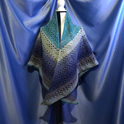 Granny Merge Shawl by Mumsie of Stratford.