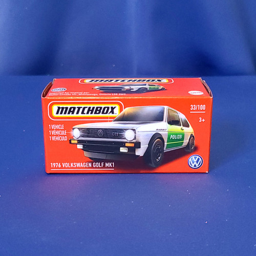 Matchbox 1976 Volkswagen Golf MK1 Car (White)by Mattel.
