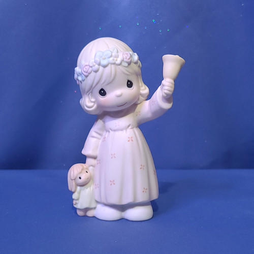 Precious Moments "Ring Out the Good News" Figurine by Enesco.