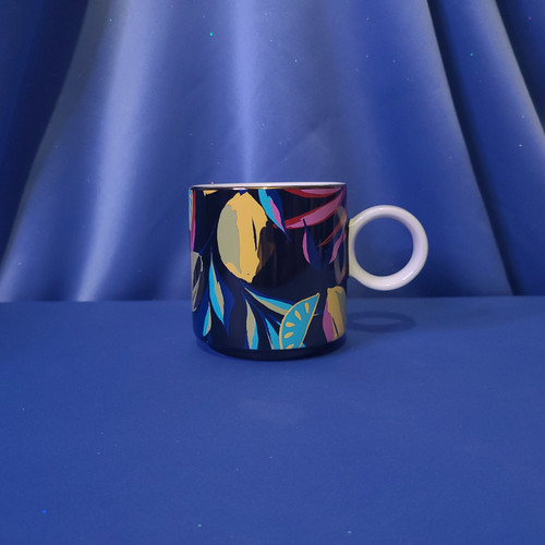 Tropical Lemons Patterned Mug by Tabitha Brown.