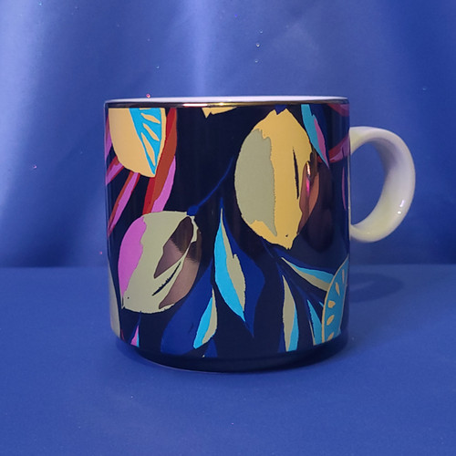 Tropical Lemons Patterned Mug by Tabitha Brown.