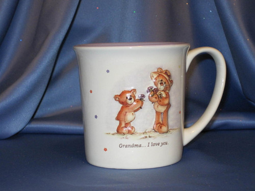 Gund - Teddy Bear "Grandma...I Love You" Thinking of You Mug.