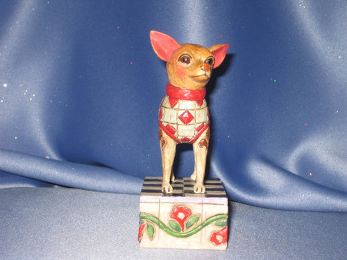 Jim Shore "Cheech" Chihuahua Figurine.