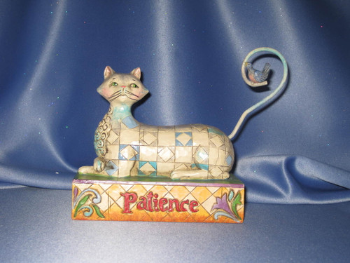 Jim Shore "Patience" Cat Figurine.