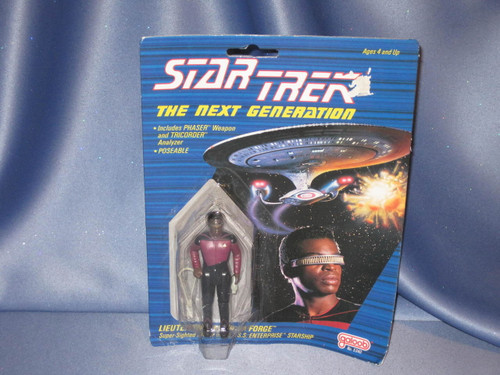 Star Trek The Next Generation Lieutenant Geordi La Forge Action Figure by galoob.