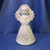 Glazed Ceramic Angel Tree Topper Figurine. 