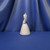 Glazed Ceramic Angel Tree Topper Figurine. 