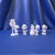 Precious Moments Sugar Town Sam's House 7 Piece Collector Set by Enesco.