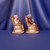 Old Couple Sitting in Rocking Chairs Figurine Set by Flambro.
