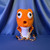 Q*bert Character Hat Crocheted by Mumsie of Stratford. 