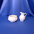 Miniature Nautilus Shell Creamer & Sugar Set by Belleek.