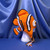 Clown Fish Character Hat by Mumsie of Stratford.