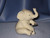 Miniature Sitting Elephant Figurine by Lenox W/Comp Box.