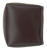 Wedge Rice Bag with Dark Brown Vinyl and Rice