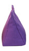 Wedge Rice Bag with Purple Cotton and Rice