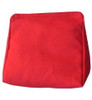 Wedge Rice Bag with Red Cotton Fabric and Rice