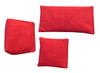 Rectangular Rice Bag with Red Cotton Fabric