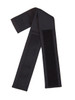 Black Velcro Fabric Belt (3 inches wide and 40 to 48 inches long; with 2 inches wide and 11 inches long Velcro)